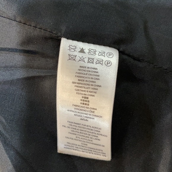 Michael Kors faux rabbit fur vest zip up small - Picture 7 of 7